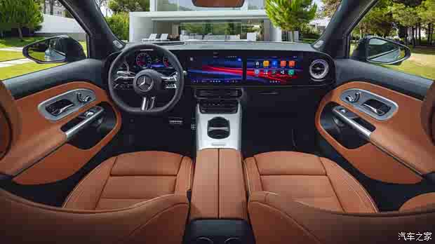 将于12月8日首发 全新奔驰GLB内饰官图 采用最新家族式设计风格